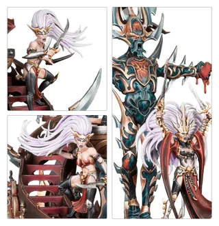 Pokazuje serię Daughters of Khaine, a nie konkretnie Avatar of Khaine — to samo zdjęcie reprezentuje 2 jednostki tej armii.