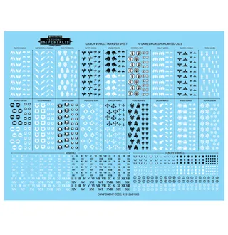 Shows the Legiones Astartes range rather than Legion Sabre Squadron in particular — the same picture stands for 2 units of this army.