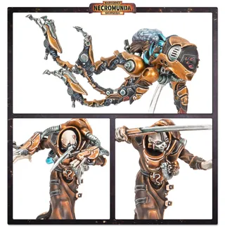 Показує серію House Delaque, а не саме Delaque Underhive Crew — те саме зображення представляє 3 підрозділи цієї армії.
