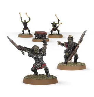 Shows the Moria range rather than Moria Goblin Captain in particular — the same picture stands for 2 units of this army.