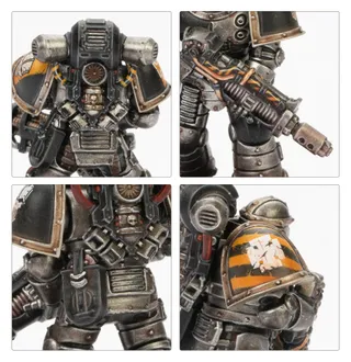 Zeigt die Reihe Sons of Horus (XVI) und nicht Ezekyle Abbadon im Besonderen — dasselbe Bild steht für 3 Einheiten dieser Armee.
