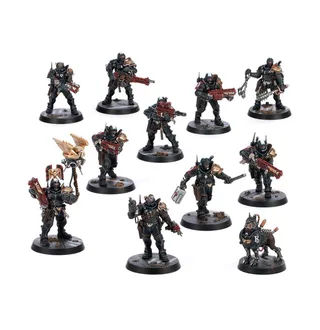 Pokazuje serię Agents of the Imperium, a nie konkretnie Martial Agent [Crucible] — to samo zdjęcie reprezentuje 4 jednostki tej armii.