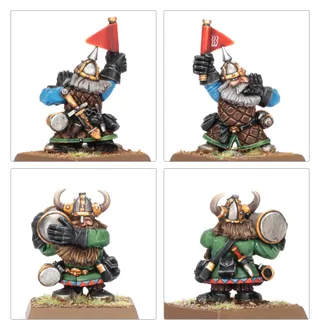 Muestra la gama Dwarfen Mountain Holds y no Flame Cannon en particular — la misma imagen representa a 2 unidades de este ejército.