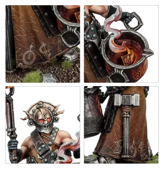 Muestra la gama Cities of Sigmar y no Alchemite Warforger en particular — la misma imagen representa a 2 unidades de este ejército.