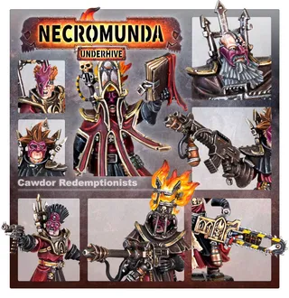Shows the House Cawdor range rather than Redemptionist Deacon in particular — the same picture stands for 3 units of this army.
