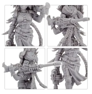 Referenzfoto von Kria the Huntress, House Escher Bounty Hunter