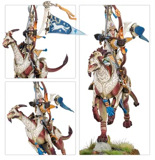 Zeigt die Reihe Lumineth Realm-lords und nicht Thyrielle's Zephyrites im Besonderen — dasselbe Bild steht für 2 Einheiten dieser Armee.