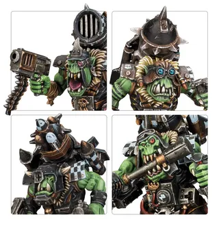 Muestra la gama Orks y no Stormboyz en particular — la misma imagen representa a 4 unidades de este ejército.