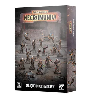 Показує серію House Delaque, а не саме Delaque Underhive Crew — те саме зображення представляє 3 підрозділи цієї армії.