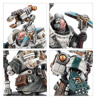 Muestra la gama Ironhead Squat Prospectors y no Ironhead Squat Prospectors Claim Jumper en particular — la misma imagen representa a 2 unidades de este ejército.