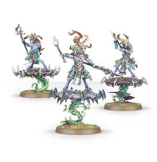 Zeigt die Reihe Thousand Sons und nicht Daemonic Herald [Crucible] im Besonderen — dasselbe Bild steht für 7 Einheiten dieser Armee.