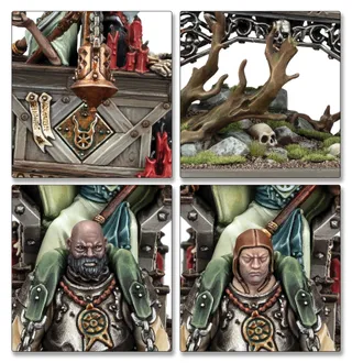 Muestra la gama Cities of Sigmar y no Black Guard en particular — la misma imagen representa a 8 unidades de este ejército.