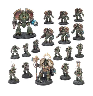 Zeigt die Reihe Sons of Horus (XVI) und nicht Ezekyle Abbadon im Besonderen — dasselbe Bild steht für 3 Einheiten dieser Armee.