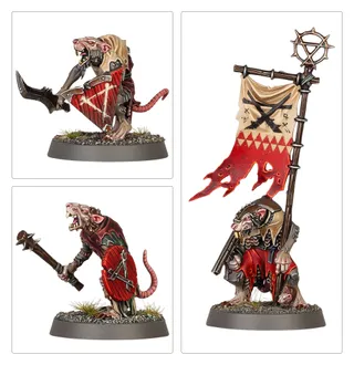 Muestra la gama Skaven - Renegades v2.0 y no Skaven Dregs en particular — la misma imagen representa a 4 unidades de este ejército.