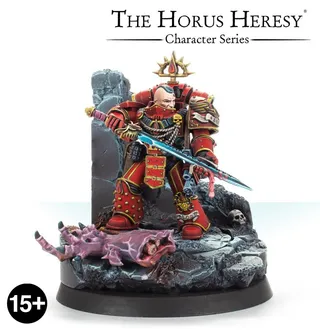 Zeigt die Reihe Blood Angels (IX) und nicht Chapter Master Raldoron im Besonderen — dasselbe Bild steht für 3 Einheiten dieser Armee.
