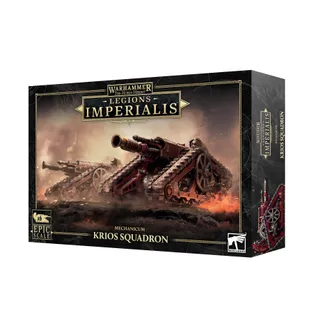 Muestra la gama Mechanicum Taghmata y no Krios Battle Tank Squadron en particular — la misma imagen representa a 2 unidades de este ejército.