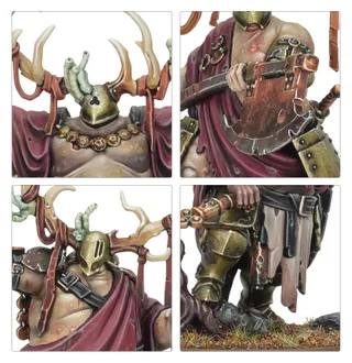 Muestra la gama Maggotkin of Nurgle y no Putrid Blightkings en particular — la misma imagen representa a 2 unidades de este ejército.