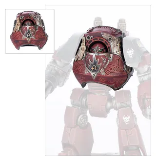 Muestra la gama Word Bearers (XVII) y no Rapier Battery en particular — la misma imagen representa a 4 unidades de este ejército.