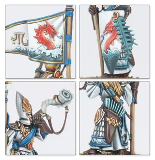 Zeigt die Reihe High Elf Realms - Chracian Warhost und nicht Storm Weavers im Besonderen — dasselbe Bild steht für 5 Einheiten dieser Armee.
