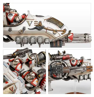 Показує серію White Scars (V), а не саме Kyzagan Assault Speeder — те саме зображення представляє 2 підрозділи цієї армії.