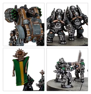 Shows the Solar Auxilia range rather than Cthonian Headhunters Sub-Cohort in particular — the same picture stands for 3 units of this army.