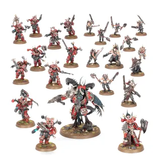 Muestra la gama World Eaters y no Daemonic Charioteer [Crucible] en particular — la misma imagen representa a 6 unidades de este ejército.