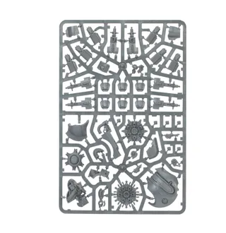 Muestra la gama Mechanicum y no Mechanicum Ordinatus Ulator en particular — la misma imagen representa a 4 unidades de este ejército.