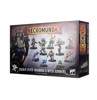 Shows the House Escher range rather than Escher Death-maidens and Wyld Runners in particular — the same picture stands for 3 units of this army.