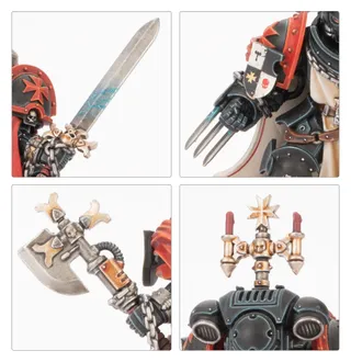 Shows the Black Templars range rather than Suppressor Squad in particular — the same picture stands for 2 units of this army.