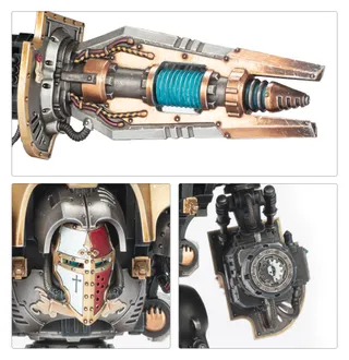 Muestra la gama Space Wolves y no Knight Preceptor en particular — la misma imagen representa a 2 unidades de este ejército.