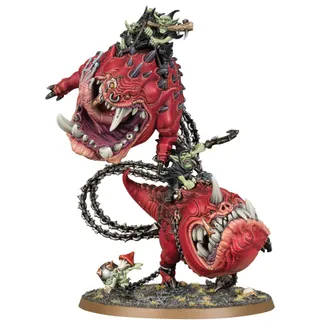 Zeigt die Reihe Gloomspite Gitz und nicht Mangler Squigs im Besonderen — dasselbe Bild steht für 2 Einheiten dieser Armee.