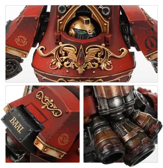 Zeigt die Reihe Blood Angels (IX) und nicht Vorax Attack Maniple im Besonderen — dasselbe Bild steht für 2 Einheiten dieser Armee.