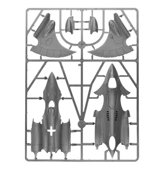 Показує серію Aeldari, а не саме Hemlock Wraithfighter — те саме зображення представляє 2 підрозділи цієї армії.