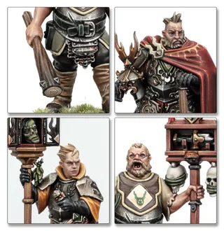 Muestra la gama Cities of Sigmar y no Black Guard en particular — la misma imagen representa a 8 unidades de este ejército.