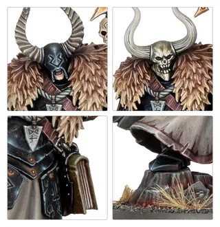 Pokazuje serię Slaves to Darkness, a nie konkretnie Chaos Sorcerer Lord on Manticore — to samo zdjęcie reprezentuje 2 jednostki tej armii.
