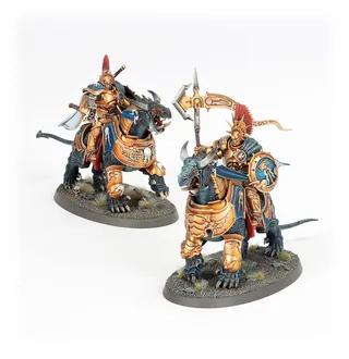 Pokazuje serię Stormcast Eternals, a nie konkretnie Dracothian Guard Fulminators — to samo zdjęcie reprezentuje 5 jednostek tej armii.