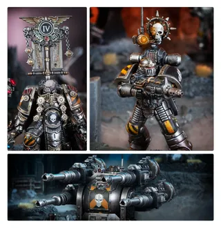Zeigt die Reihe Sons of Horus (XVI) und nicht Ezekyle Abbadon im Besonderen — dasselbe Bild steht für 3 Einheiten dieser Armee.