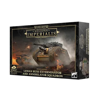 Shows the Solar Auxilia range rather than Leman Russ Annihilator Squadron in particular — the same picture stands for 2 units of this army.