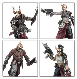 Muestra la gama Chaos Space Marines y no Sorcerous Champion [Crucible] en particular — la misma imagen representa a 2 unidades de este ejército.