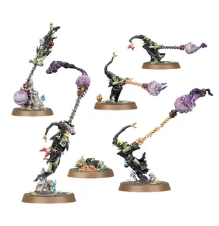 Zeigt die Reihe Gloomspite Gitz und nicht Sporesplatta Fanatics (Scourge of Ghyran) im Besonderen — dasselbe Bild steht für 2 Einheiten dieser Armee.