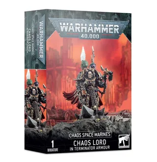 Muestra la gama Chaos Space Marines y no Chaos Lord in Terminator Armour en particular — la misma imagen representa a 2 unidades de este ejército.