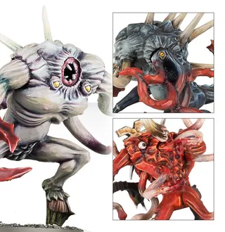 Zeigt die Reihe Emperor's Children und nicht Chaos Spawn im Besonderen — dasselbe Bild steht für 2 Einheiten dieser Armee.