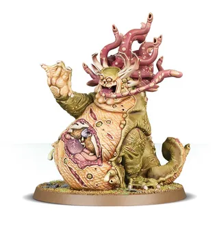 Muestra la gama Beasts of Chaos y no Centigors en particular — la misma imagen representa a 16 unidades de este ejército.