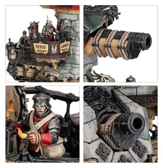 Muestra la gama Cities of Sigmar y no Cannonade Cogfort en particular — la misma imagen representa a 2 unidades de este ejército.
