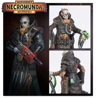 Показує серію House Delaque, а не саме Delaque Underhive Crew — те саме зображення представляє 3 підрозділи цієї армії.