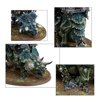 Muestra la gama Lizardmen - Renegades 2.0 y no Ancient Stegadon en particular — la misma imagen representa a 2 unidades de este ejército.