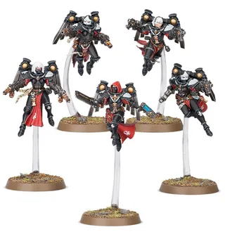 Показує серію Adepta Sororitas, а не саме Zephyrim Squad — те саме зображення представляє 2 підрозділи цієї армії.