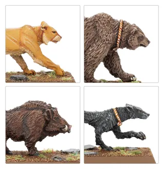 Референсне фото Wood Elf Beast Packs
