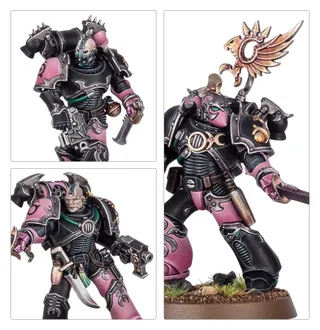 Zeigt die Reihe Emperor's Children und nicht Daemonic Herald [Crucible] im Besonderen — dasselbe Bild steht für 3 Einheiten dieser Armee.