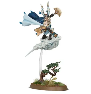Zeigt die Reihe Lumineth Realm-lords und nicht Thyrielle's Zephyrites im Besonderen — dasselbe Bild steht für 2 Einheiten dieser Armee.